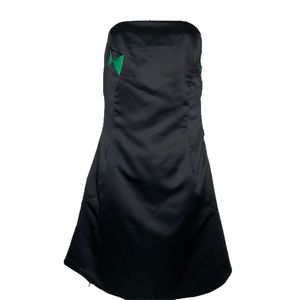 Vintage Marc Jacobs strapless silk cocktail dress